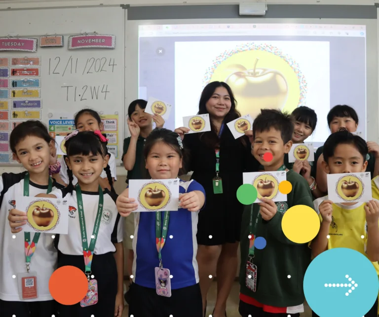 Students celebrate teachers with the Golden Apple initiative